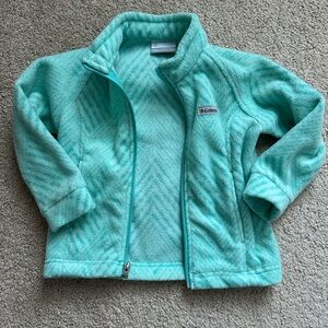 Columbia Mint Green Fleece Jacket 3T